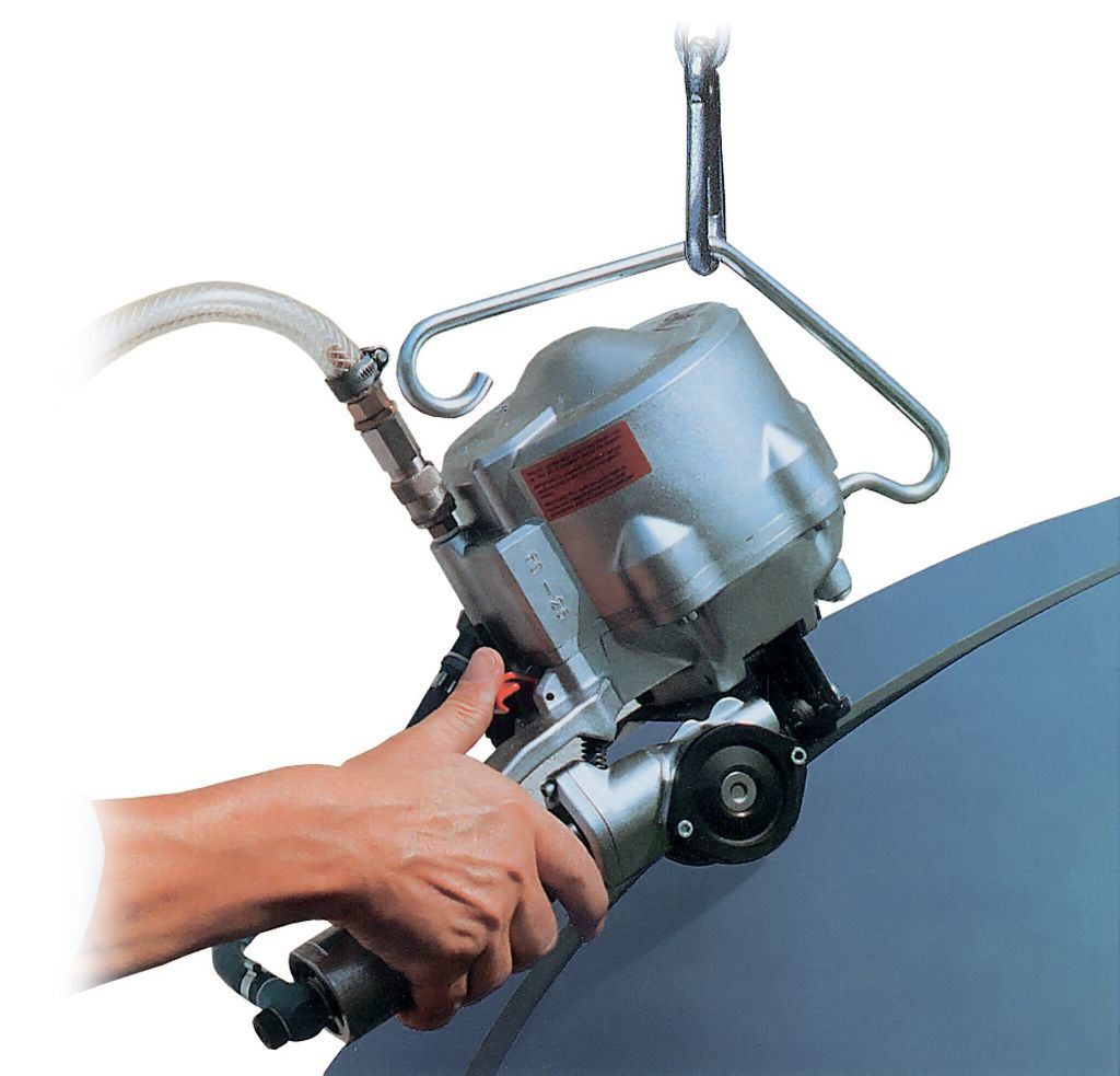 Cyklop CR26 pneumatikus acél pántológép - MIPA Csomagolástechnika